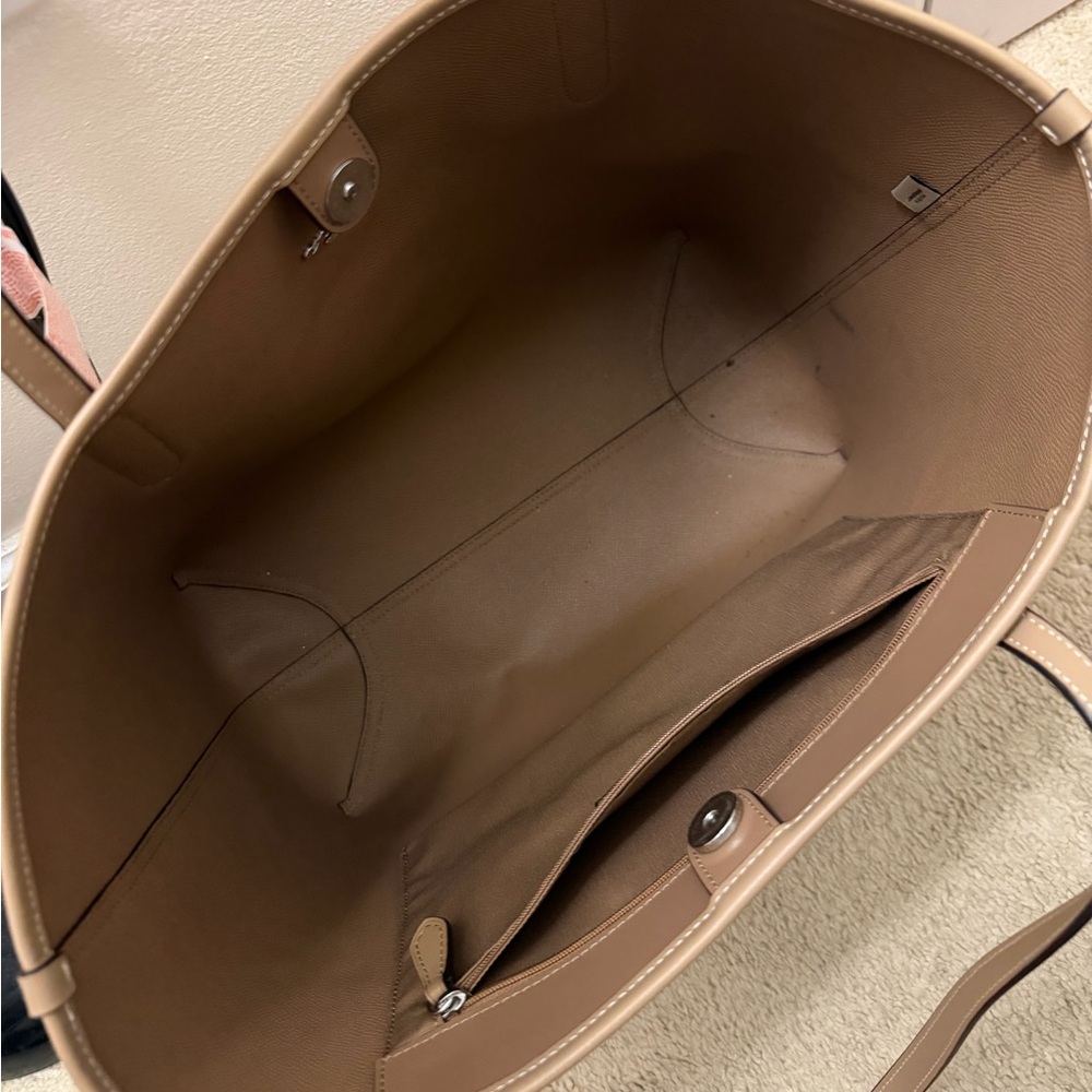 Coach Light Tan Signature Tote & Wallet - Picture 7 of 8